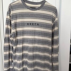 Brixton long sleeve striped shirt
